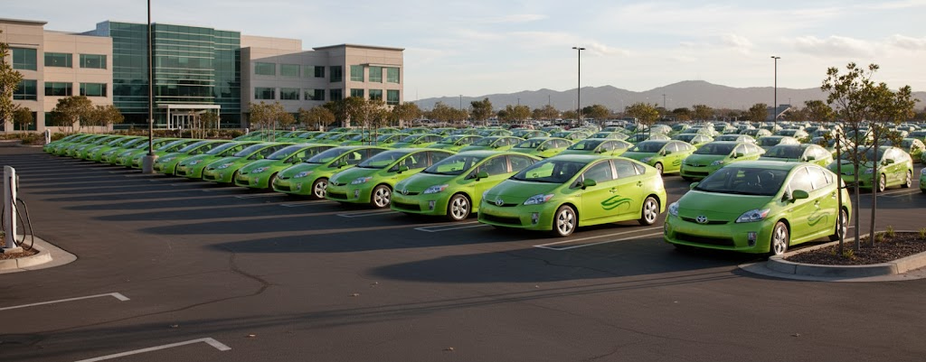 medical staff and a car